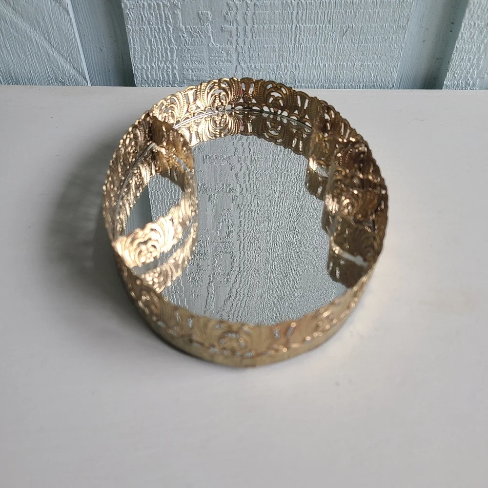 Vintage Mid Century Modern Vanity Mirror Tray